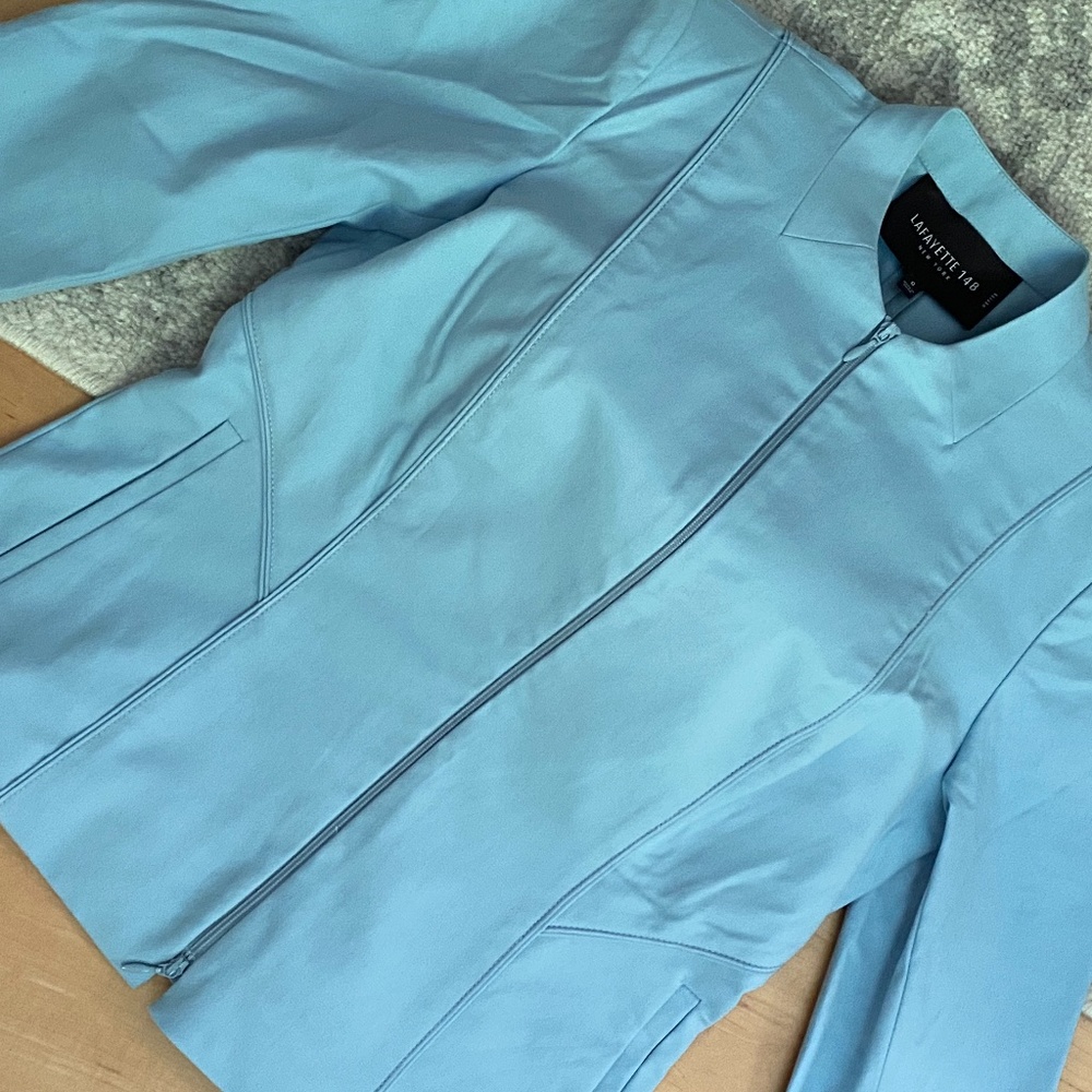 Layfayette 148 New York Cotton Jacket US 0 petite